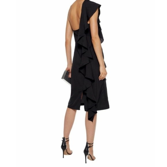 Walter Baker Brand New One Shoulder Black Dress - Picture 2 of 3